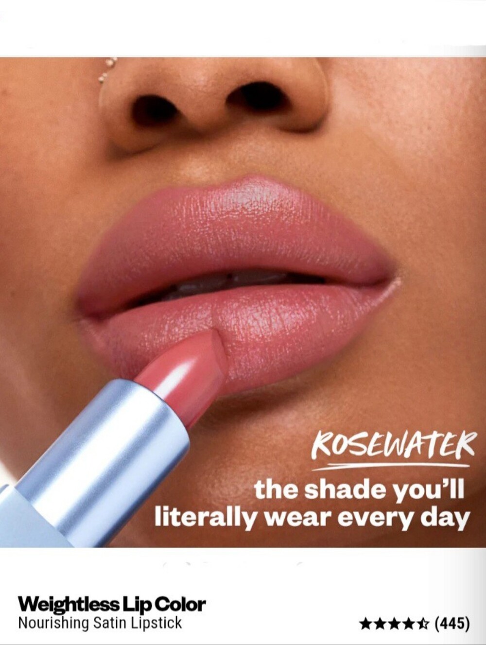 KOSAS Weightless Lip Color In Rosewater - Picture 3 of 6